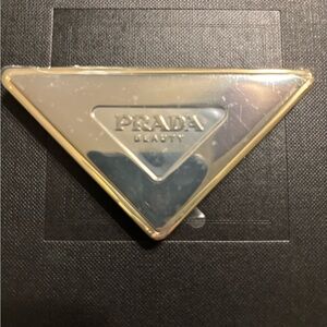 Prada Gold and Silver Triangle Mirror GIFT WITH PURCHASE